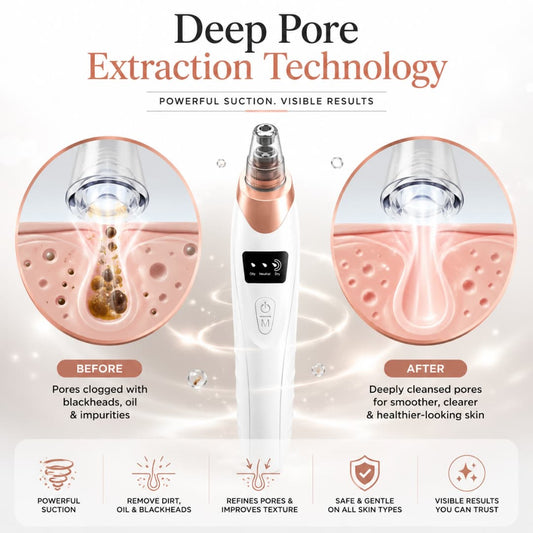 Electric Blackhead Remover Vacuum – Deep Pore Cleansing Suction Machine