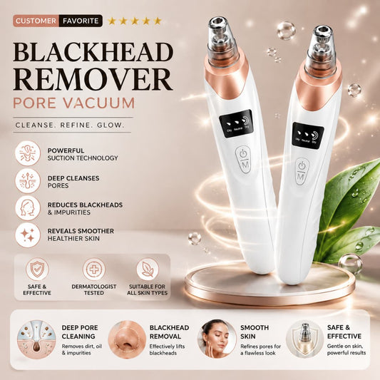 Electric Blackhead Remover Vacuum – Deep Pore Cleansing Suction Machine